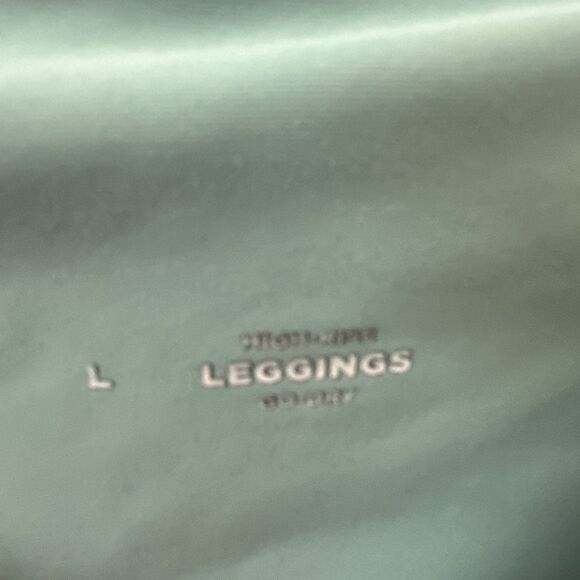 Old Navy Active Leggings Womens Large Green Powersoft High Rise Go-Dry Pull On - Picture 6 of 12